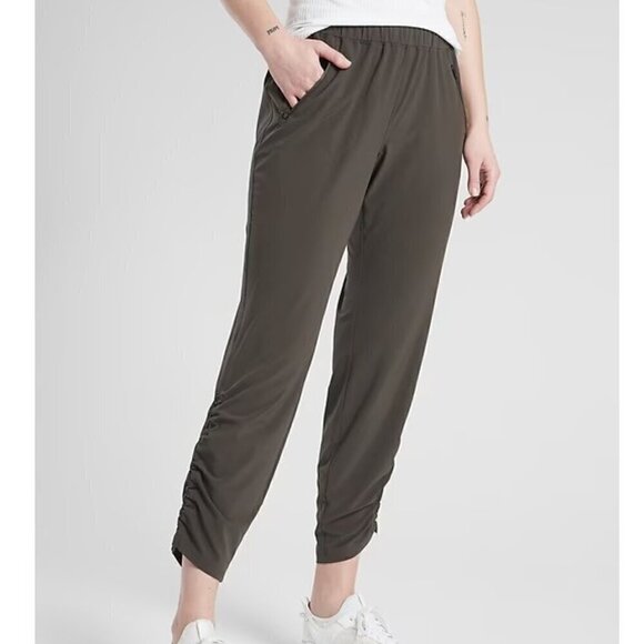 Athleta Aspire Ankle Pant - 2 Arbor Olive - Picture 1 of 6